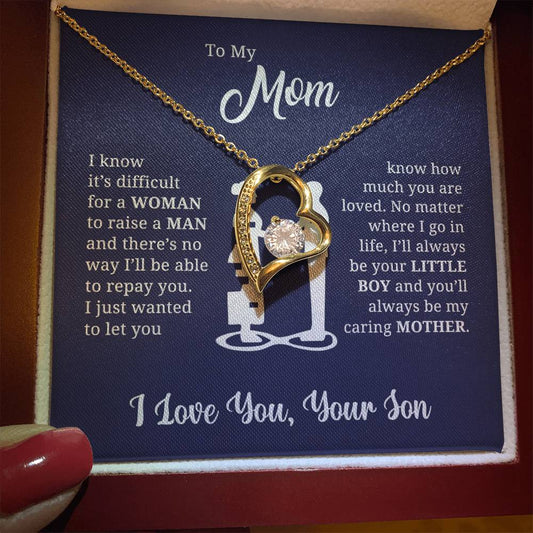 To My Mom - Beautiful Gift Set - Forever Love Necklace - MFL005