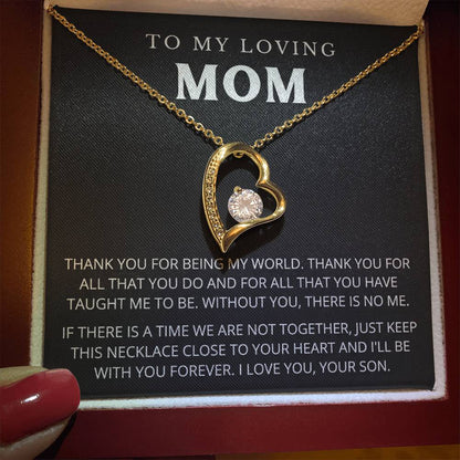 To My Mom - Beautiful Gift Set - Forever Love Necklace - MFL005