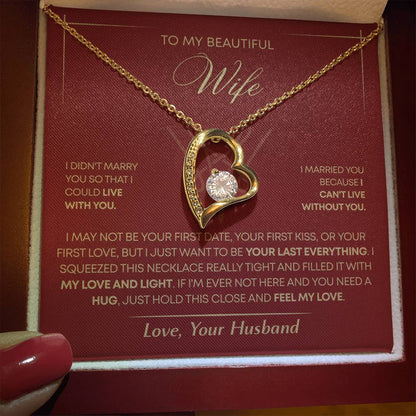 To My Wife - Beautiful Gift Set - Forever Love Necklace - WFL005