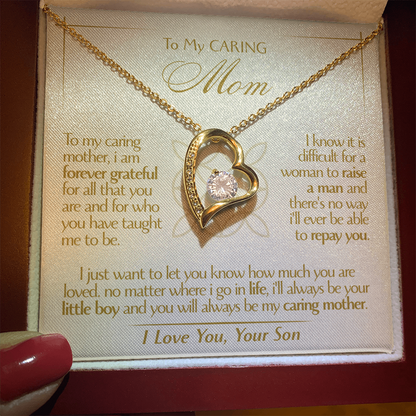 To My Mom - Beautiful Gift Set - Forever Love Necklace - MFL001