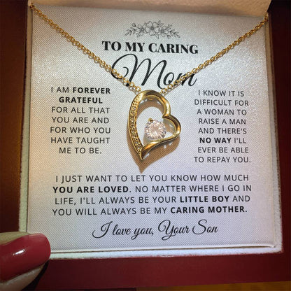 To My Mom - Beautiful Gift Set - Forever Love Necklace - MFL003