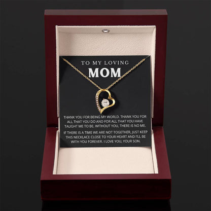 To My Mom - Beautiful Gift Set - Forever Love Necklace - MFL005
