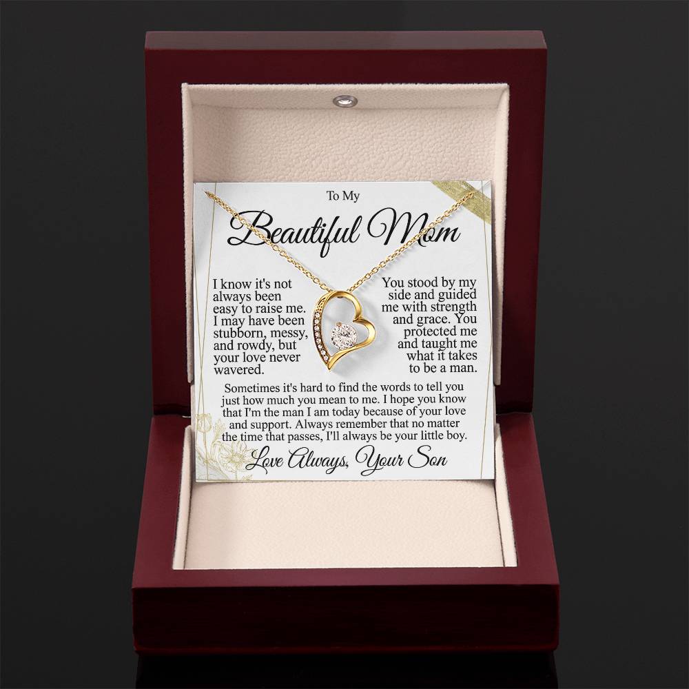 To My Mom - Beautiful Gift Set - Forever Love Necklace - MFL004