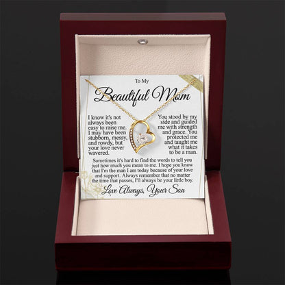 To My Mom - Beautiful Gift Set - Forever Love Necklace - MFL004
