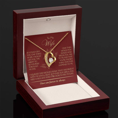 To My Wife - Beautiful Gift Set - Forever Love Necklace - WFL001