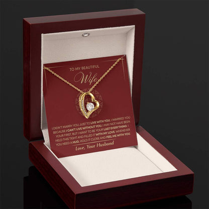 To My Wife - Beautiful Gift Set - Forever Love Necklace - WFL002