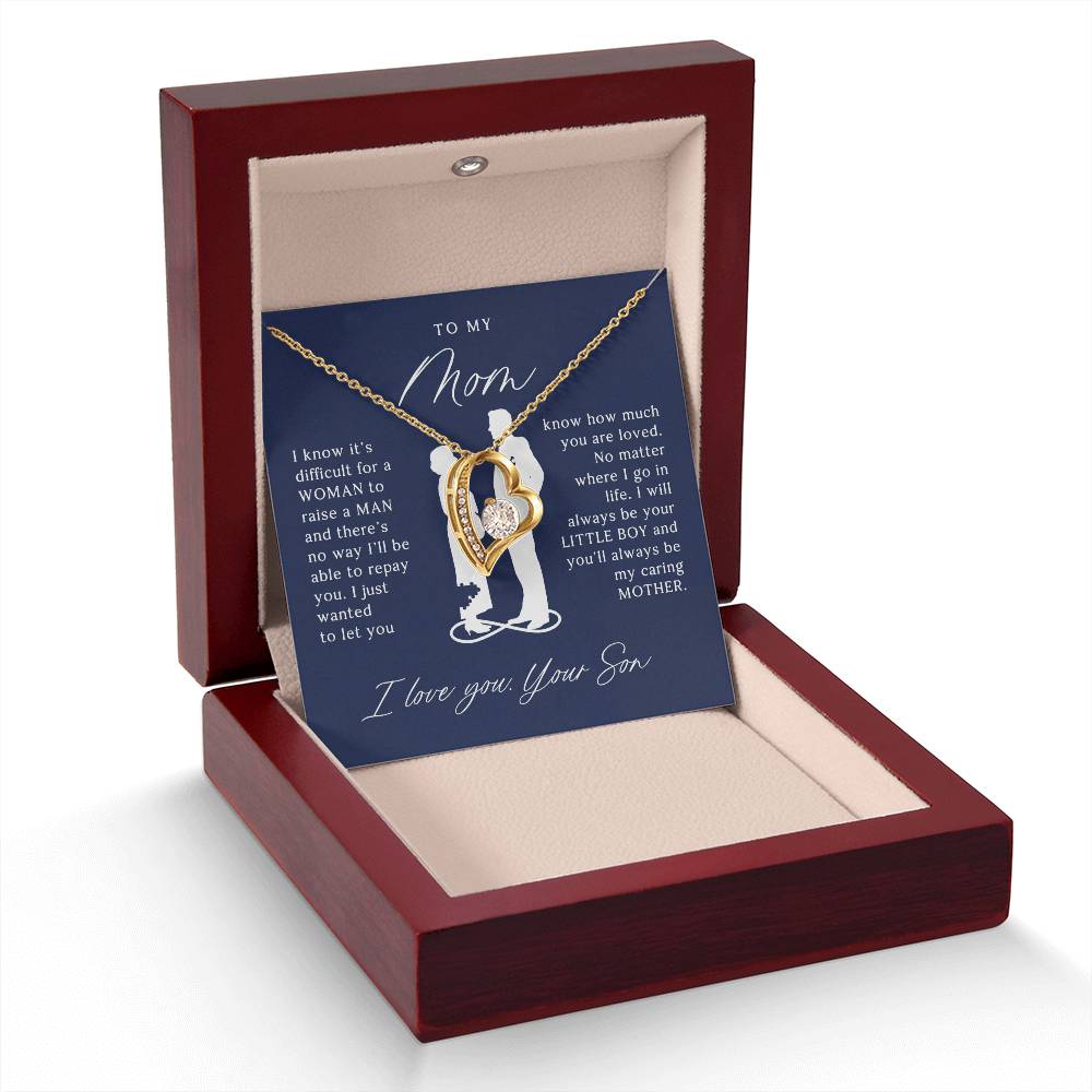 To My Mom - Beautiful Gift Set - Forever Love Necklace - MFL002