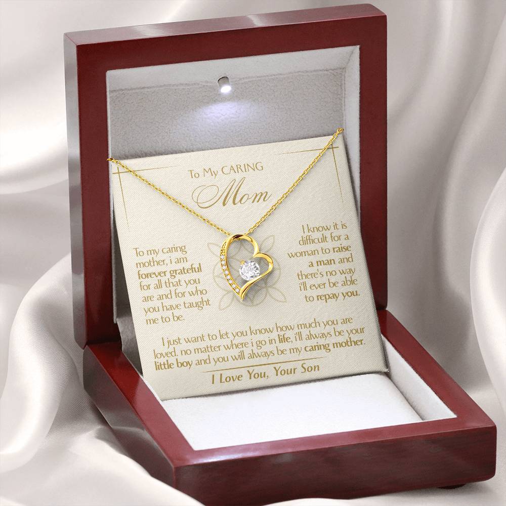 To My Mom - Beautiful Gift Set - Forever Love Necklace - MFL001