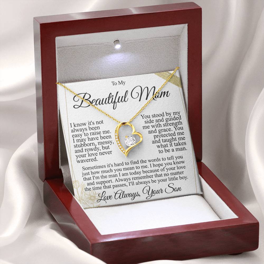 To My Mom - Beautiful Gift Set - Forever Love Necklace - MFL004