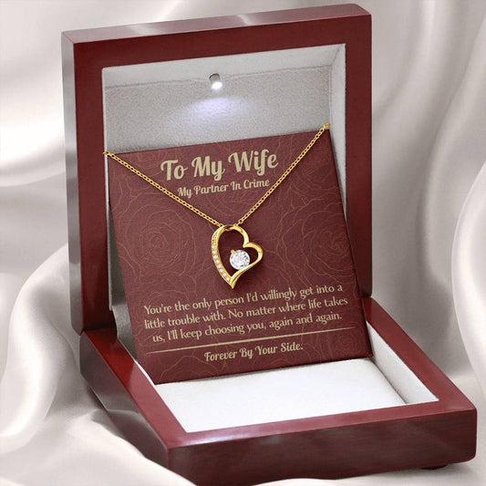 To My Wife - Beautiful Gift Set - Forever Love Necklace - WFL004