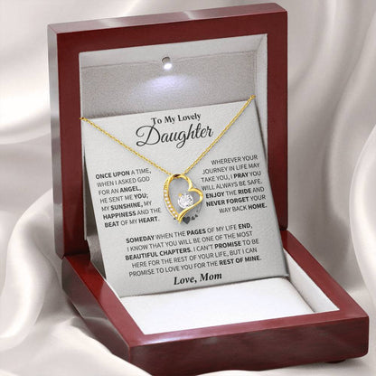 To My Daughter - Love Dad - Beautiful Gift Set - Forever Love Necklace - DFL018