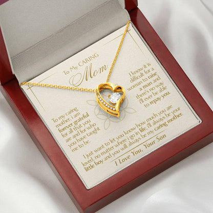 To My Mom - Beautiful Gift Set - Forever Love Necklace - MFL001