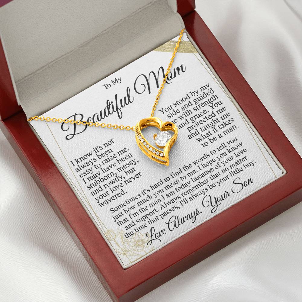 To My Mom - Beautiful Gift Set - Forever Love Necklace - MFL004