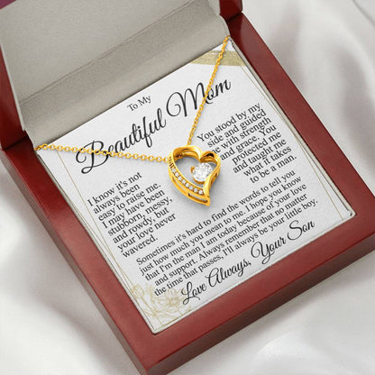 To My Mom - Beautiful Gift Set - Forever Love Necklace - MFL004