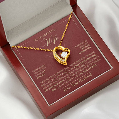 To My Wife - Beautiful Gift Set - Forever Love Necklace - WFL005