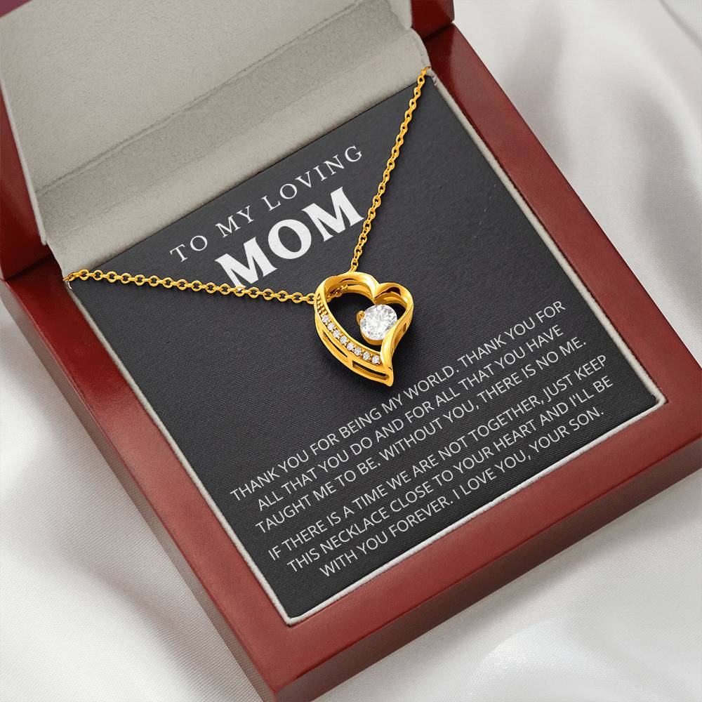 To My Mom - Beautiful Gift Set - Forever Love Necklace - MFL005