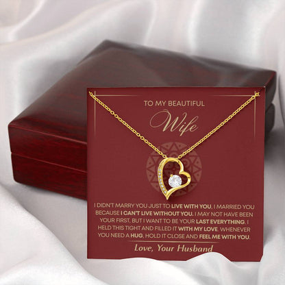 To My Wife - Beautiful Gift Set - Forever Love Necklace - WFL002