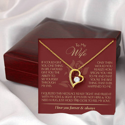 To My Wife - Beautiful Gift Set - Forever Love Necklace - WFL001