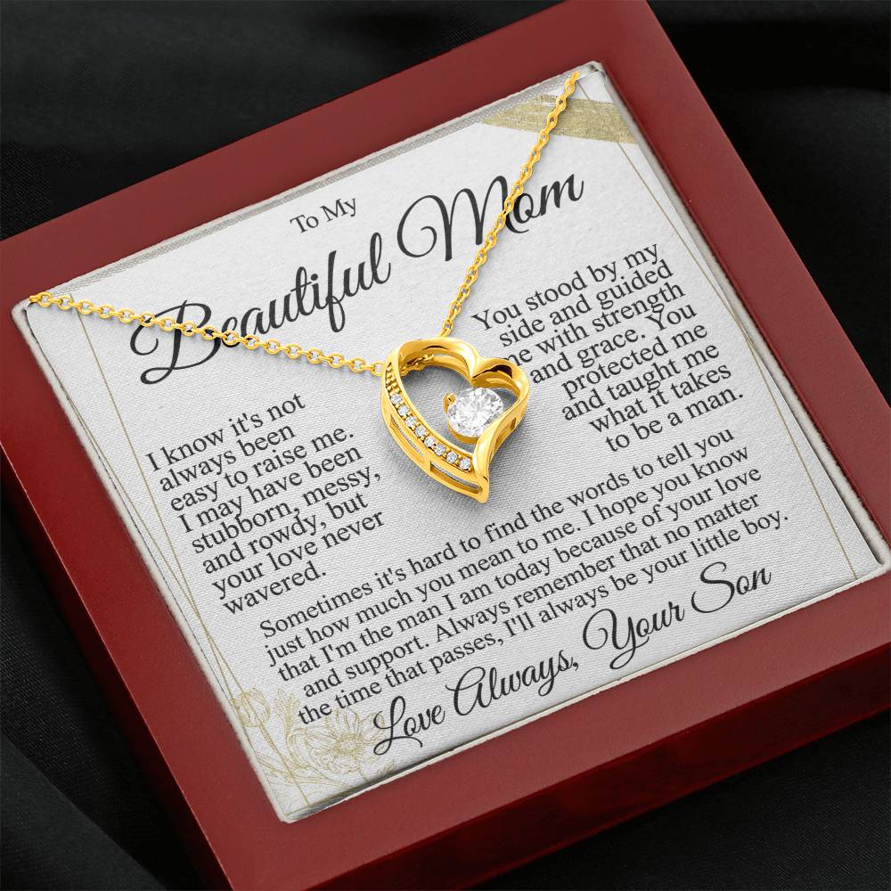 To My Mom - Beautiful Gift Set - Forever Love Necklace - MFL004