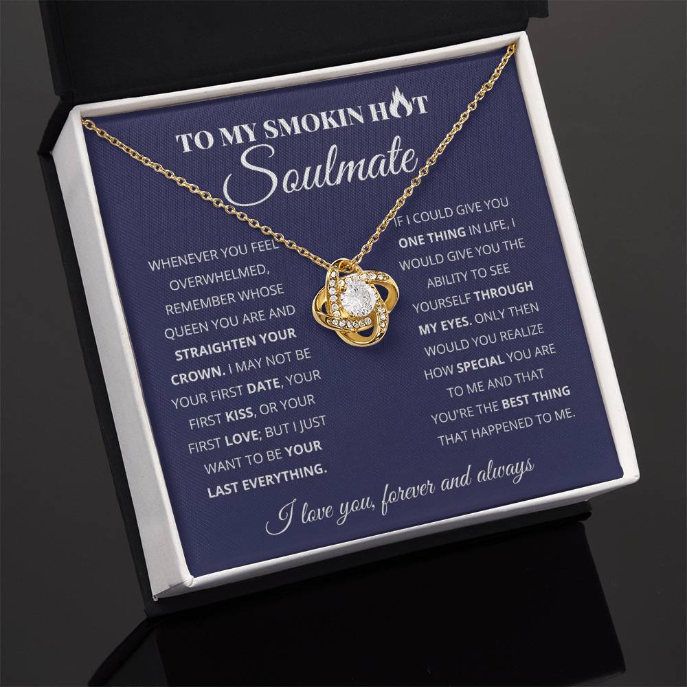 To My Wife - Beautiful Gift Set - Love Knot Necklace - WLKL004