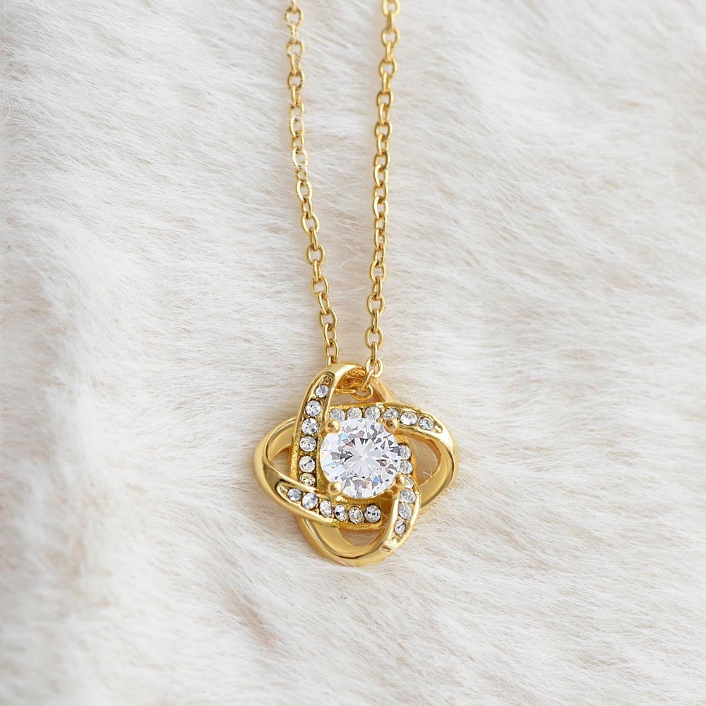 To My Mom - Beautiful Gift Set - Love Knot Necklace -MLK001