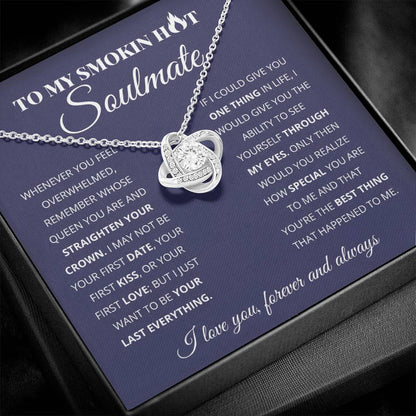 To My Wife - Beautiful Gift Set - Love Knot Necklace - WLKL004