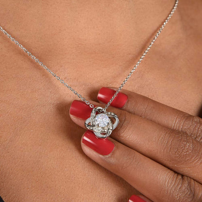 To My Mom - Beautiful Gift Set - Love Knot Necklace -MLK002