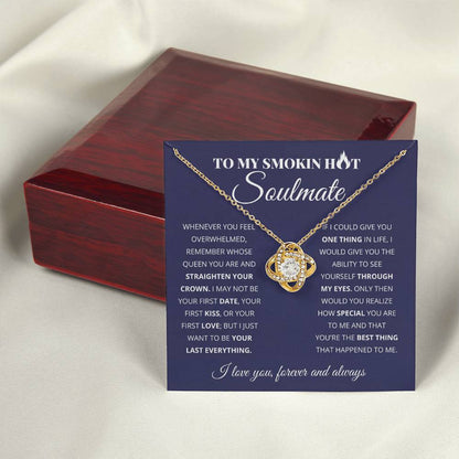 To My Wife - Beautiful Gift Set - Love Knot Necklace - WLKL004