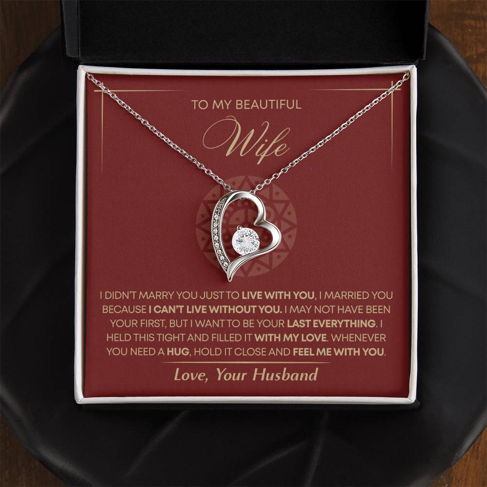 To My Wife - Beautiful Gift Set - Forever Love Necklace - WFL002