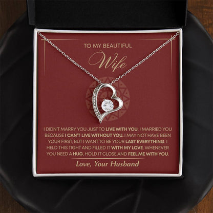 To My Wife - Beautiful Gift Set - Forever Love Necklace - WFL002