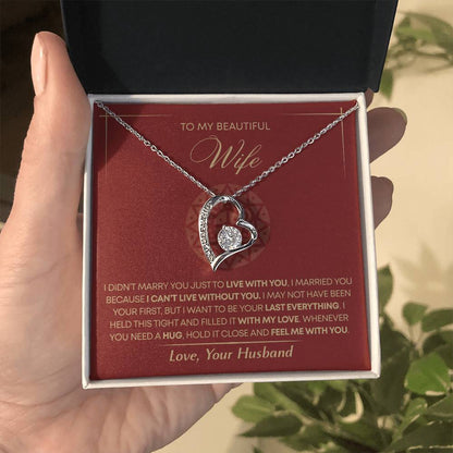 To My Wife - Beautiful Gift Set - Forever Love Necklace - WFL002