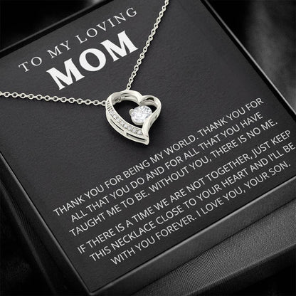 To My Mom - Beautiful Gift Set - Forever Love Necklace - MFL005