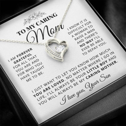 To My Mom - Beautiful Gift Set - Forever Love Necklace - MFL003