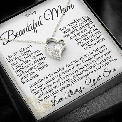 To My Mom - Beautiful Gift Set - Forever Love Necklace - MFL004