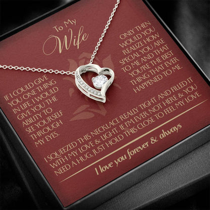 To My Wife - Beautiful Gift Set - Forever Love Necklace - WFL001