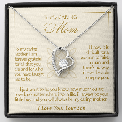 To My Mom - Beautiful Gift Set - Forever Love Necklace - MFL001