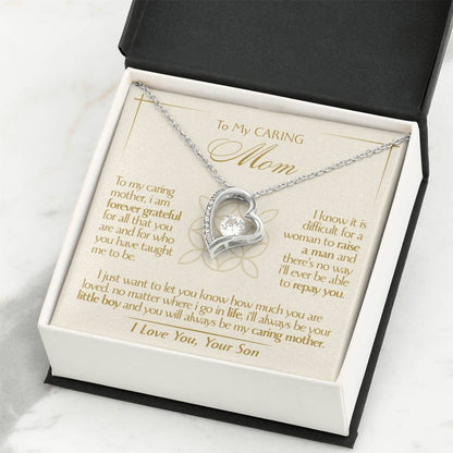 To My Mom - Beautiful Gift Set - Forever Love Necklace - MFL001