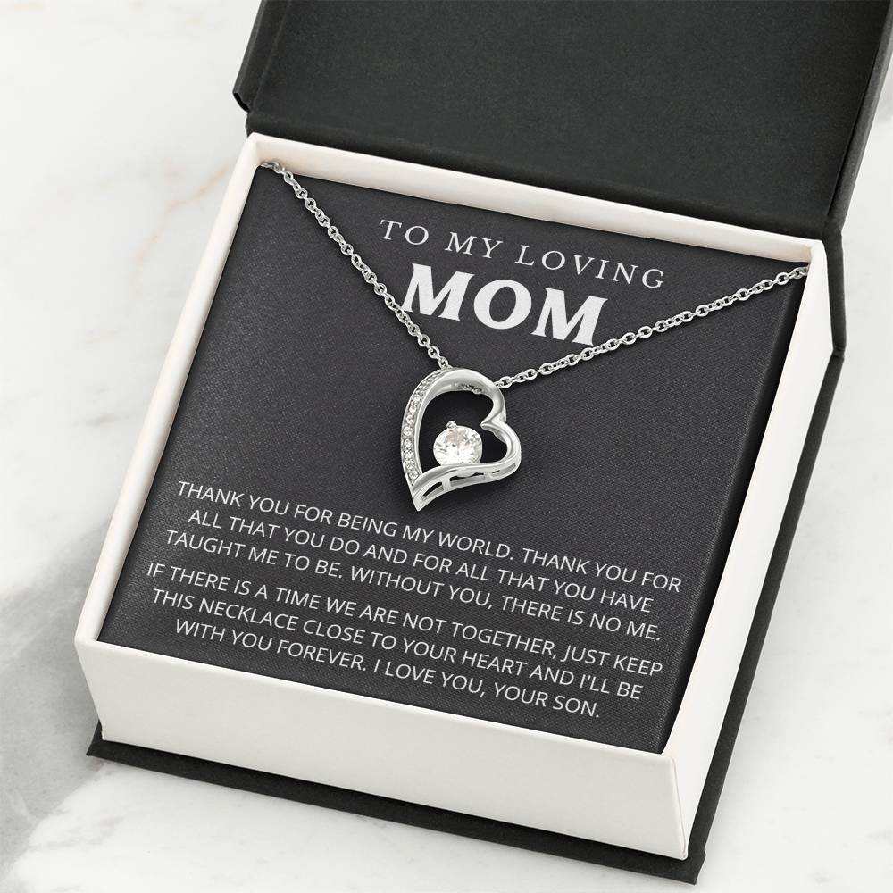 To My Mom - Beautiful Gift Set - Forever Love Necklace - MFL005