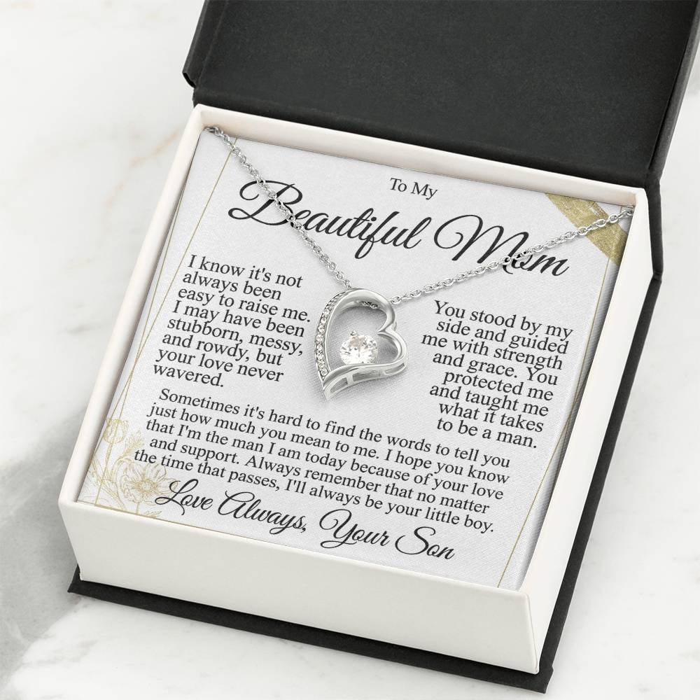 To My Mom - Beautiful Gift Set - Forever Love Necklace - MFL004