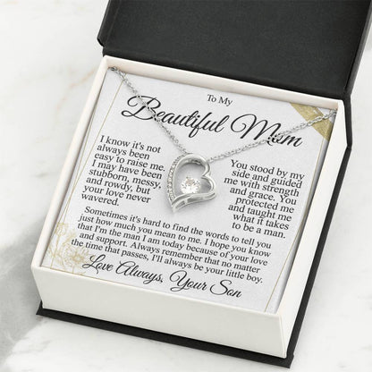 To My Mom - Beautiful Gift Set - Forever Love Necklace - MFL004