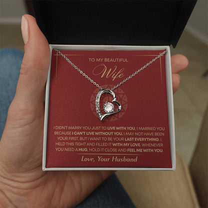 To My Wife - Beautiful Gift Set - Forever Love Necklace - WFL002