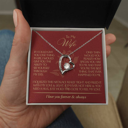 To My Wife - Beautiful Gift Set - Forever Love Necklace - WFL001