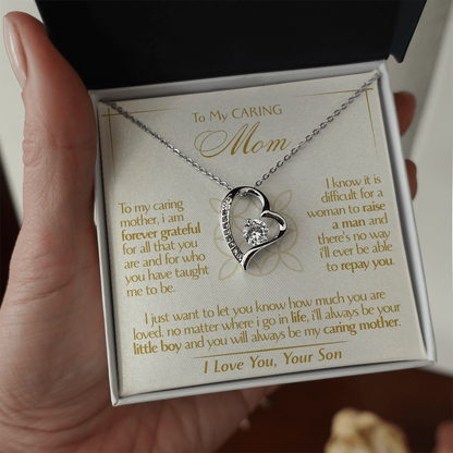 To My Mom - Beautiful Gift Set - Forever Love Necklace - MFL001