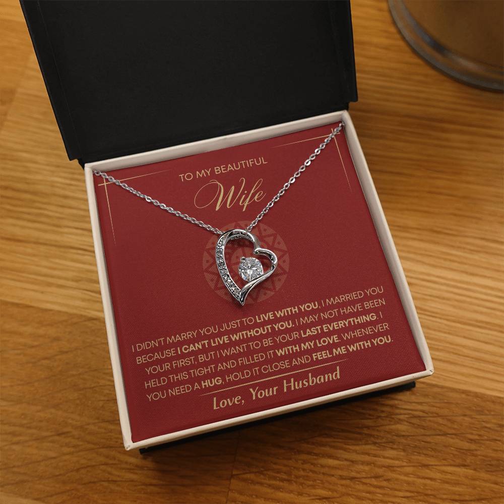 To My Wife - Beautiful Gift Set - Forever Love Necklace - WFL002