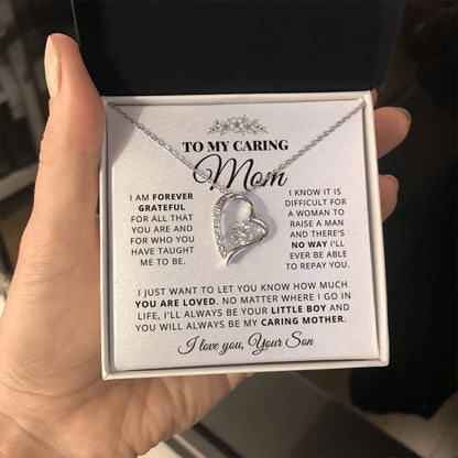 To My Mom - Beautiful Gift Set - Forever Love Necklace - MFL003