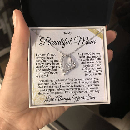 To My Mom - Beautiful Gift Set - Forever Love Necklace - MFL004