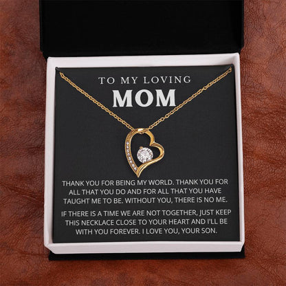To My Mom - Beautiful Gift Set - Forever Love Necklace - MFL005