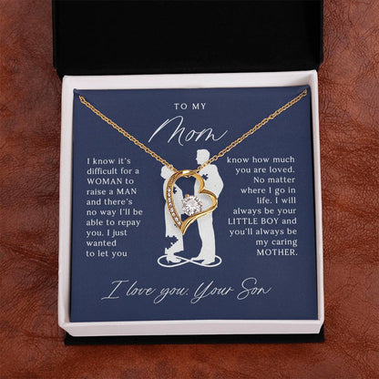 To My Mom - Beautiful Gift Set - Forever Love Necklace - MFL002
