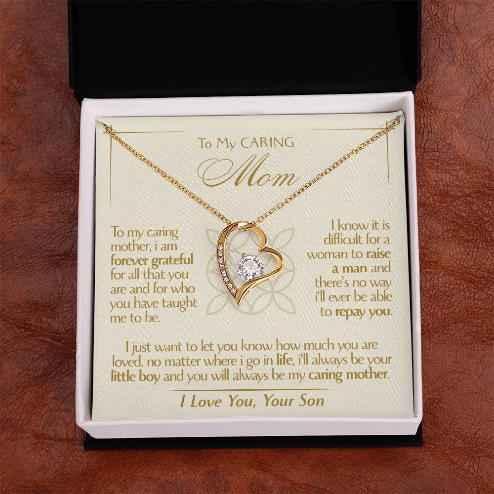 To My Mom - Beautiful Gift Set - Forever Love Necklace - MFL001