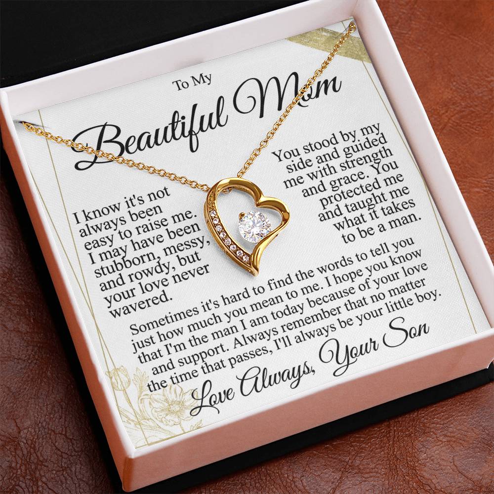 To My Mom - Beautiful Gift Set - Forever Love Necklace - MFL004